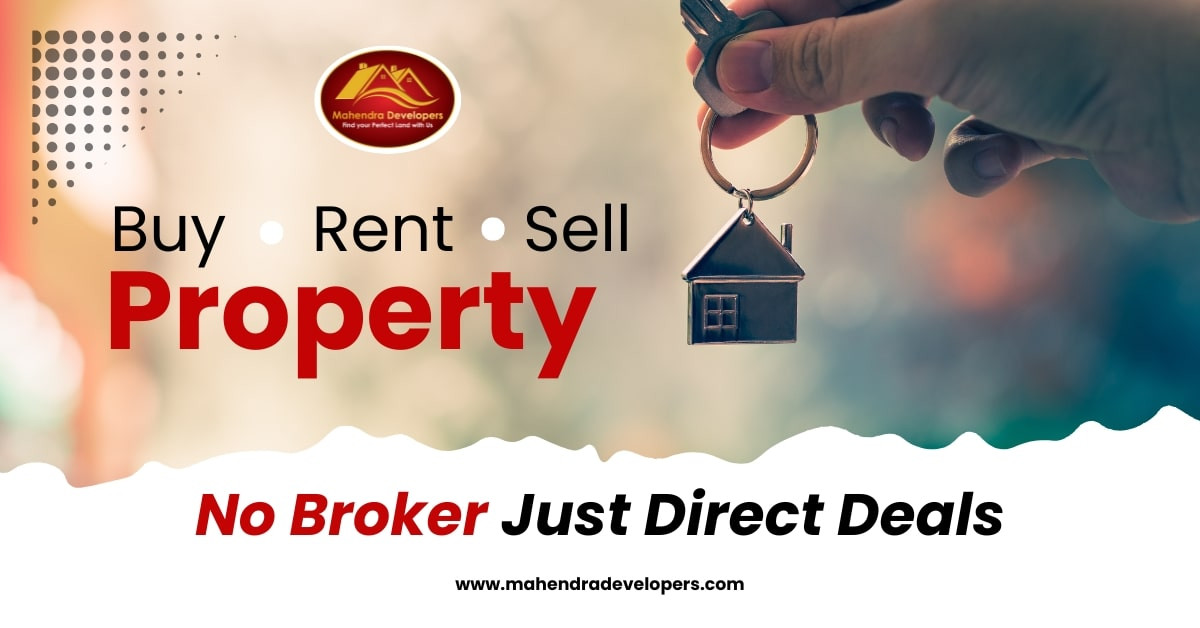 Buy, Rent & Sell Property - No Broker, Just Direct Deals
